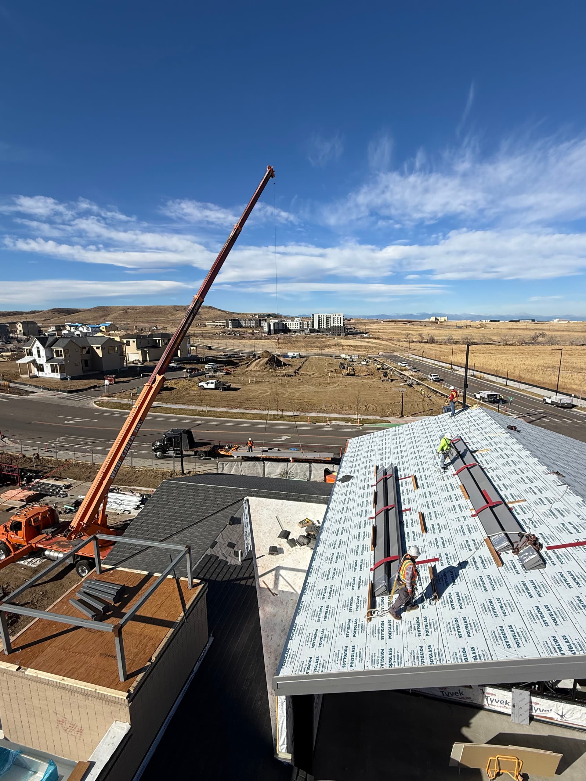 Precision Roofing with In-House Fabricated Panels