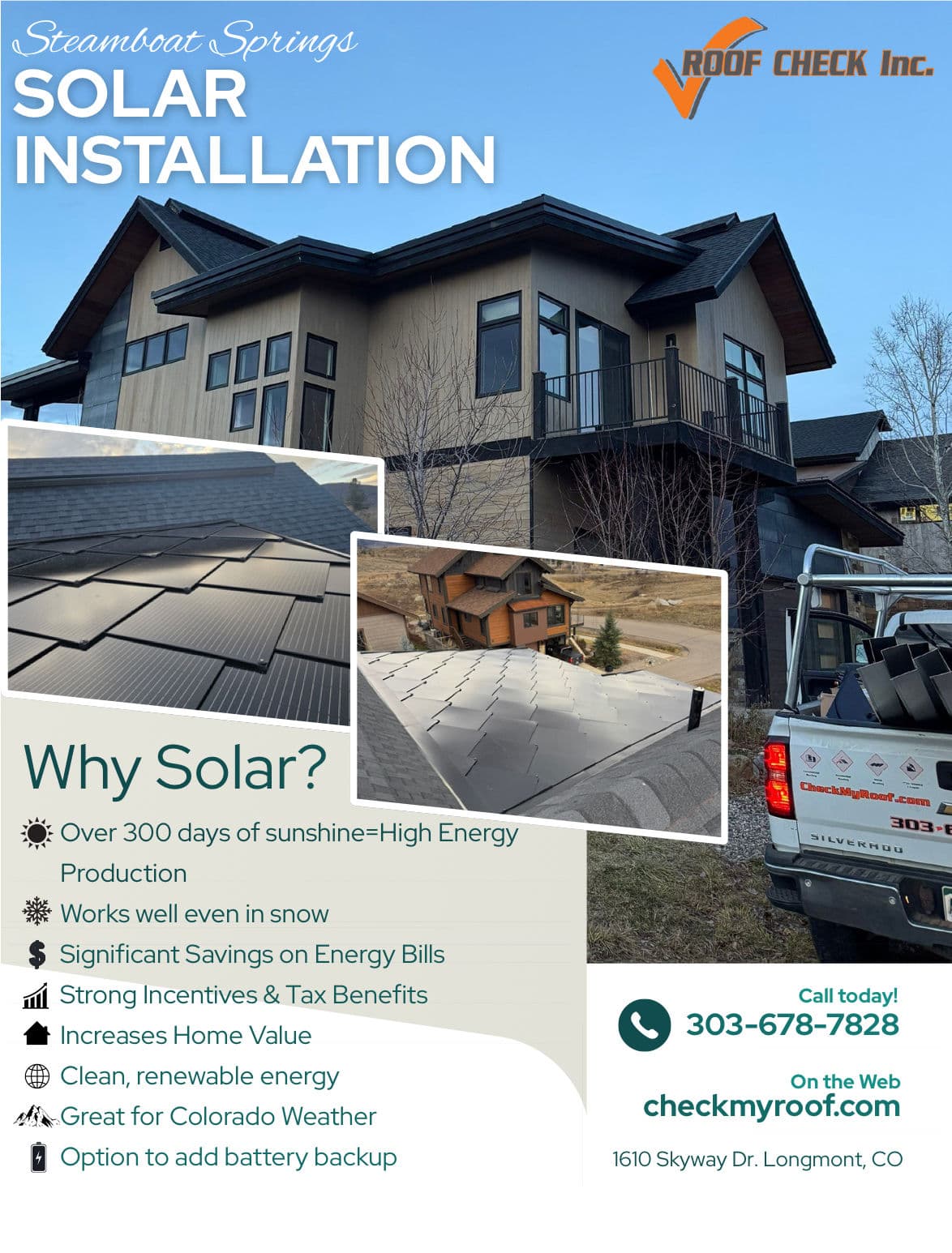 Solar Installation in Beautiful Steamboat Springs image