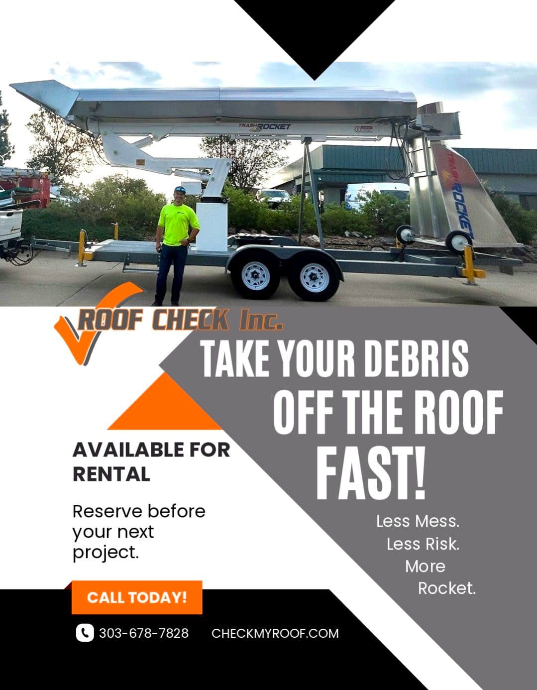 Project Trash Rocket Rental Service for Efficient Debris Removal image