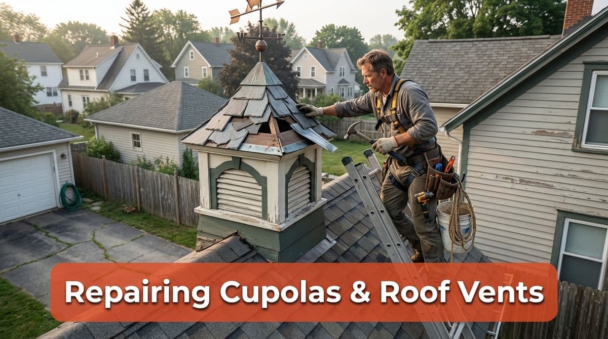 Blog post Cupola & Roof Vent Repair After a Windstorm image