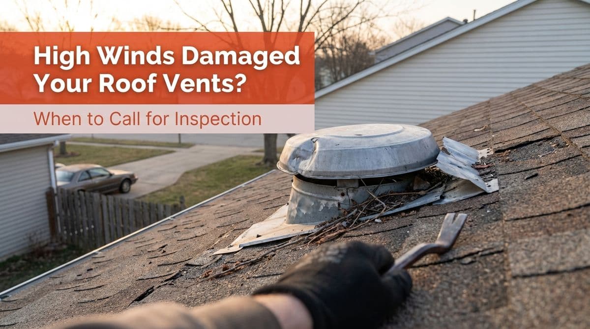 High Winds Damaged Your Roof Vents? When to Call for Inspection image