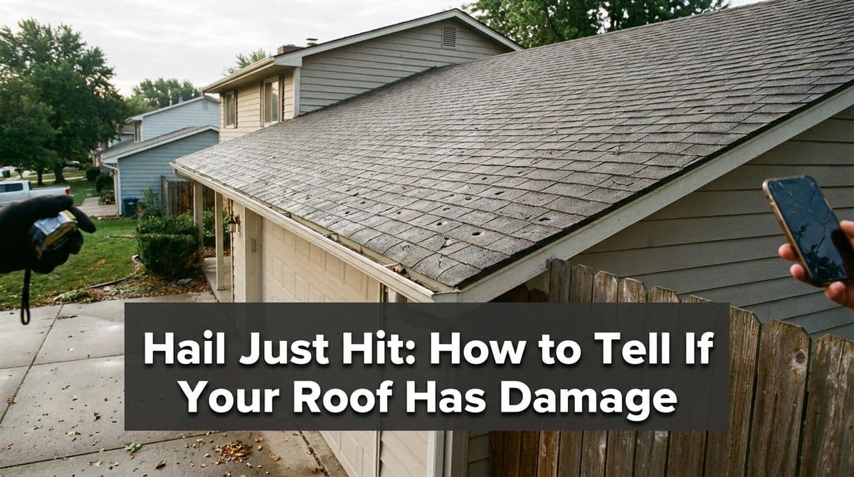 Hail Just Hit: How to Tell If Your Roof Has Damage image